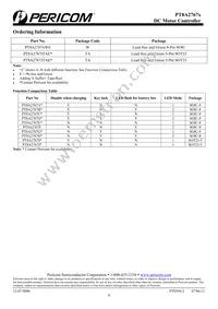 PT8A2767FWE Datasheet Page 8