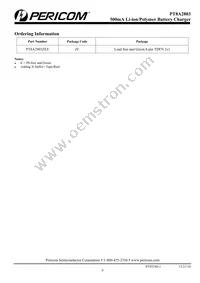 PT8A2803ZEE Datasheet Page 9