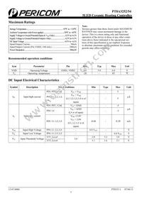 PT8A3254PEX Datasheet Page 3