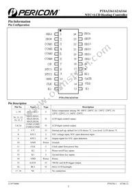 PT8A3362SEX Datasheet Page 2