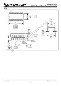 PT8A6311PE Datasheet Page 14