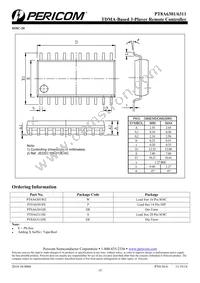 PT8A6311PE Datasheet Page 15