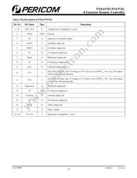 PT8A974PE Datasheet Page 4