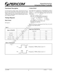 PT8A974PE Datasheet Page 5