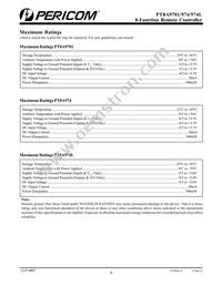 PT8A974PE Datasheet Page 6