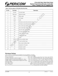 PT8A9963SEX Datasheet Page 4