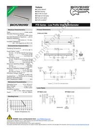 PTB0153-2010BPB103 Datasheet Cover