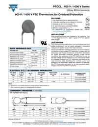 PTCCL21H801HBE Datasheet Cover
