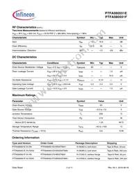PTFA080551F-V4-R0 Datasheet Page 2