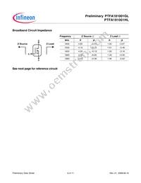 PTFA181001HL V1 R250 Datasheet Page 6