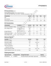 PTFA240451E V1 R250 Datasheet Page 2