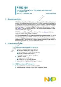 PTN3355BS/F4MP Datasheet Cover