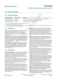 PTN3365BSMP Datasheet Page 23