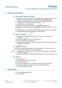 PTN3366BSMP Datasheet Page 3