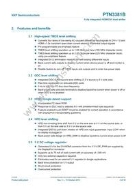 PTN3381BBS Datasheet Page 3