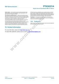 PTN36221AHXHP Datasheet Page 23