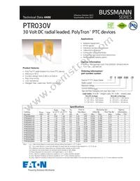 PTR030V0900-BK1 Datasheet Cover