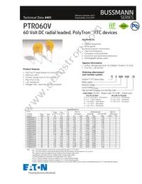 PTR060V0375-BK1 Datasheet Cover