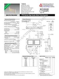 PTS60-12L-103A2 Datasheet Cover