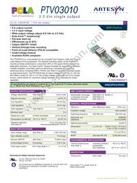 PTV03010WAD Datasheet Cover