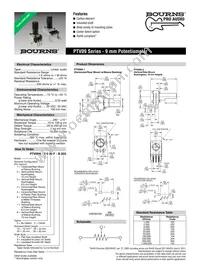 PTV09A-4020U-B501 Datasheet Cover
