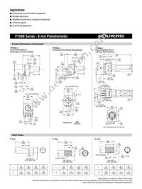 PTV09A-4020U-B501 Datasheet Page 2