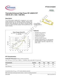 PTVA101K02EVV1XWSA1 Datasheet Cover