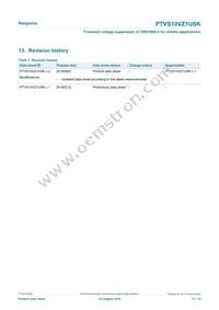 PTVS10VZ1USKYL Datasheet Page 11