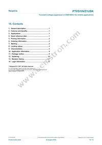 PTVS10VZ1USKYL Datasheet Page 14