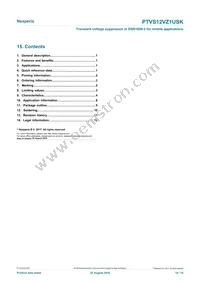 PTVS12VZ1USKYL Datasheet Page 14