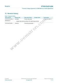 PTVS15VZ1USKYL Datasheet Page 11