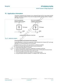 PTVS20VU1UPAZ Datasheet Page 9