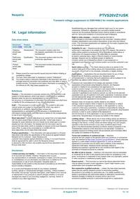 PTVS26VZ1USKYL Datasheet Page 12