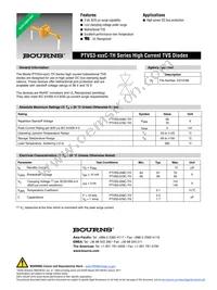 PTVS3-058C-TH Datasheet Cover