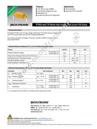 PTVS3-380C-TH Datasheet Cover