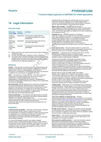 PTVS5V0Z1USKYL Datasheet Page 12