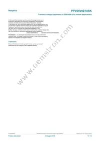 PTVS5V0Z1USKYL Datasheet Page 13