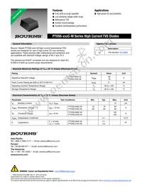 PTVS6-066C-M Datasheet Cover