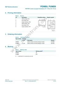 PUMB9 Datasheet Page 3