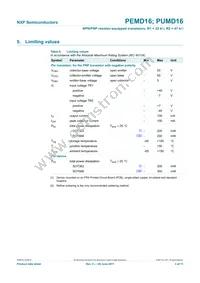 PUMD16/ZLX Datasheet Page 4