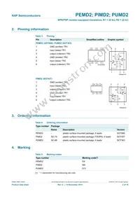 PUMD2/DG/B3 Datasheet Page 3