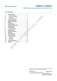 PUMH11F Datasheet Page 15