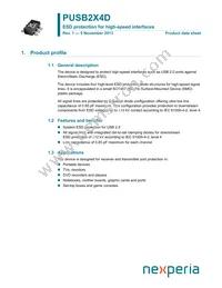 PUSB2X4DH Datasheet Cover