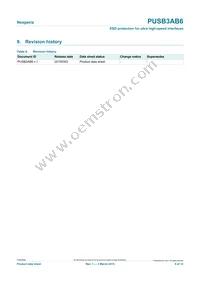 PUSB3AB6Z Datasheet Page 9