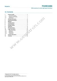 PUSB3AB6Z Datasheet Page 12