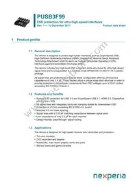 PUSB3F99X Datasheet Cover