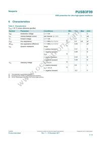 PUSB3F99X Datasheet Page 3