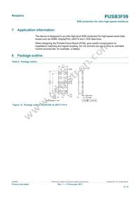 PUSB3F99X Datasheet Page 9