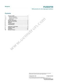 PUSB3F99X Datasheet Page 12