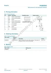 PUSB3FA2Z Datasheet Page 2